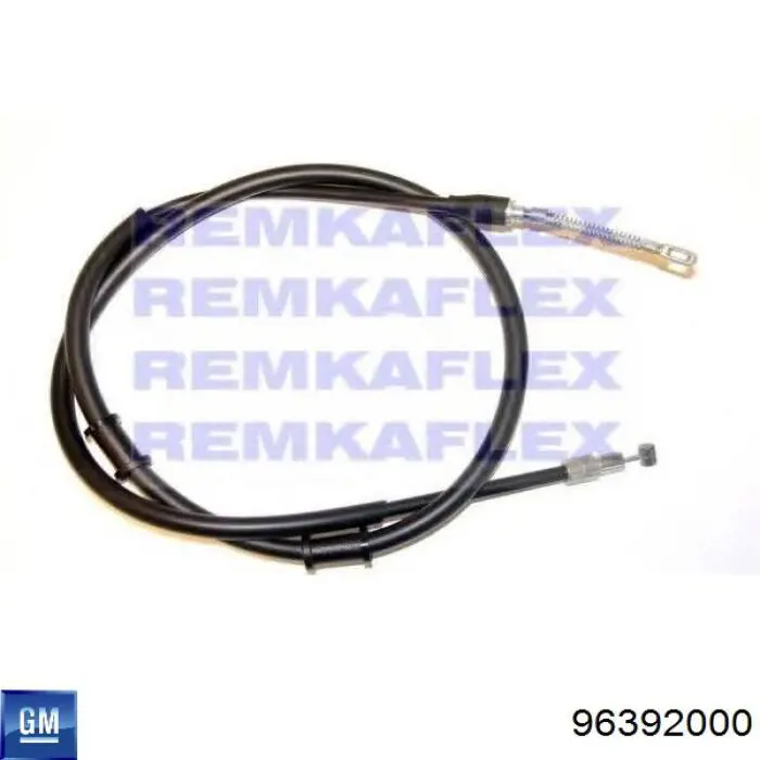 P96447013 General Motors cable de freno de mano trasero derecho/izquierdo