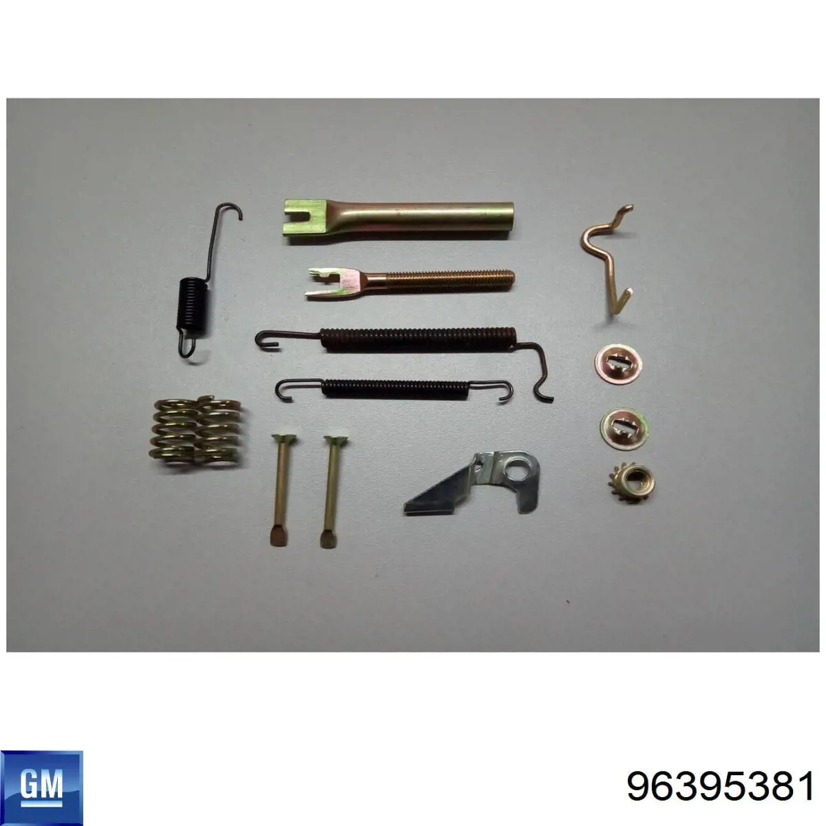 96395381 Parts-Mall kit de montaje, zapatas de freno traseras