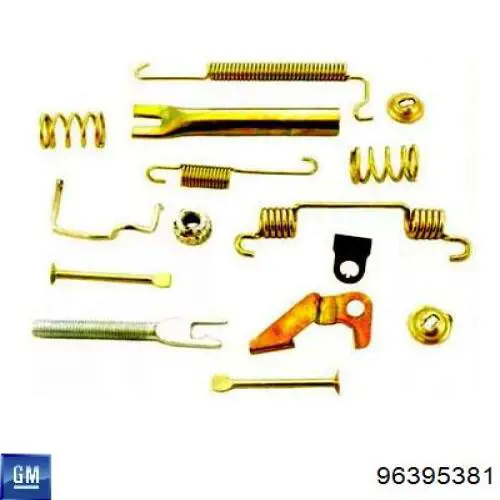 Kit de montaje de zapatas de freno traseras General Motors 96395381 precio, desde 11,34 EUR