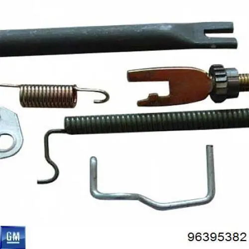 Comprar 96395382 General Motors Kit de montaje de zapatas de freno traseras