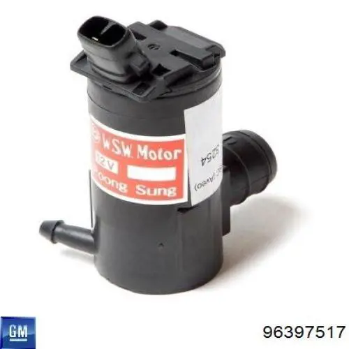 Bomba de agua limpiaparabrisas, delantera General Motors 96397517 precio, desde 14,47 EUR