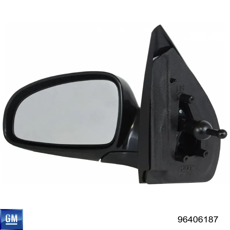 Espejo de retrovisor izquierdo 96543316 General Motors