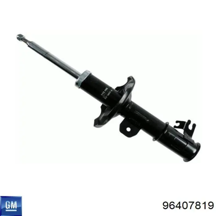 Amortiguador delantero izquierdo 96407819 General Motors