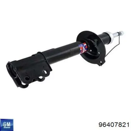 Amortiguador trasero izquierdo 96407821 General Motors