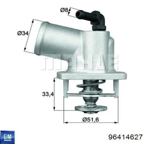 Termostato General Motors 96414627 precio, desde 9,50 EUR