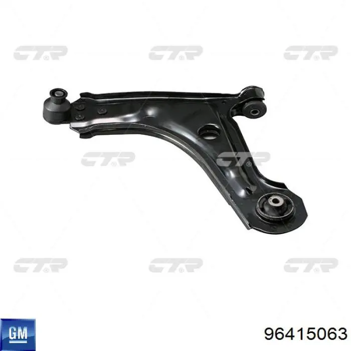 Brazo inferior izquierdo de la suspensión delantera 96415063 General Motors
