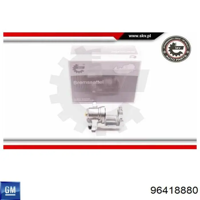 96418880 General Motors pinza de freno trasero derecho