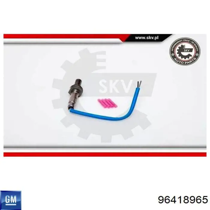 Sensor de oxígeno previo al catalizador 96418965 General Motors