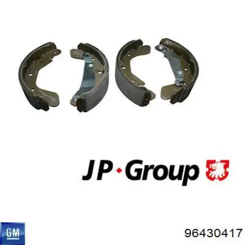 Zapatas de freno de tambor traseras General Motors 96430417 precio, desde 25,05 EUR