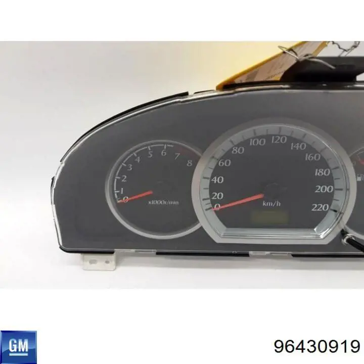 96430919 General Motors Tablero de instrumentos