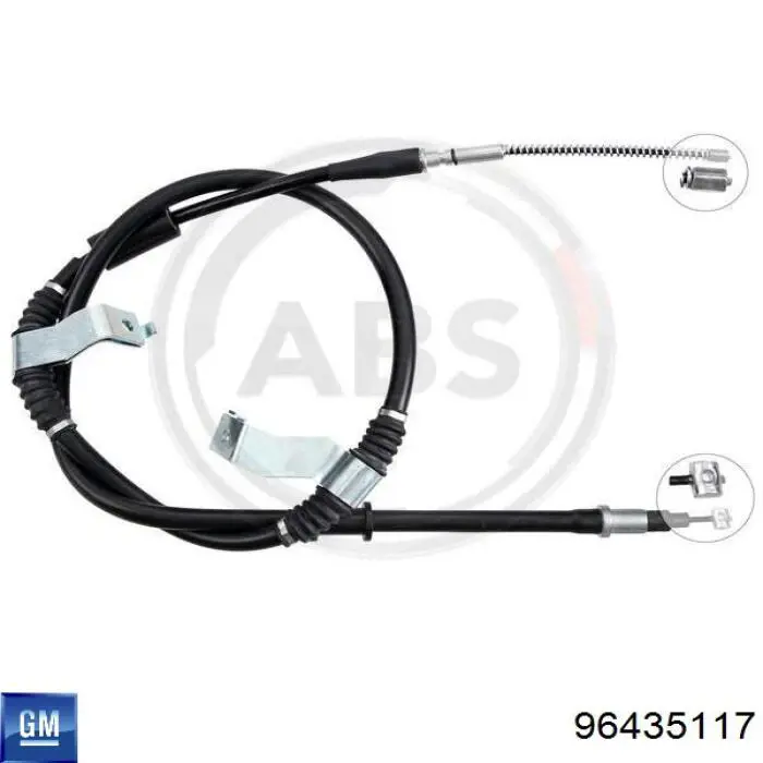 Cable de freno de mano trasero izquierdo General Motors 96435117 precio, desde 12,02 EUR