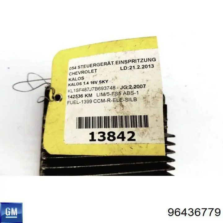 Comprar 96436779 General Motors ECU
