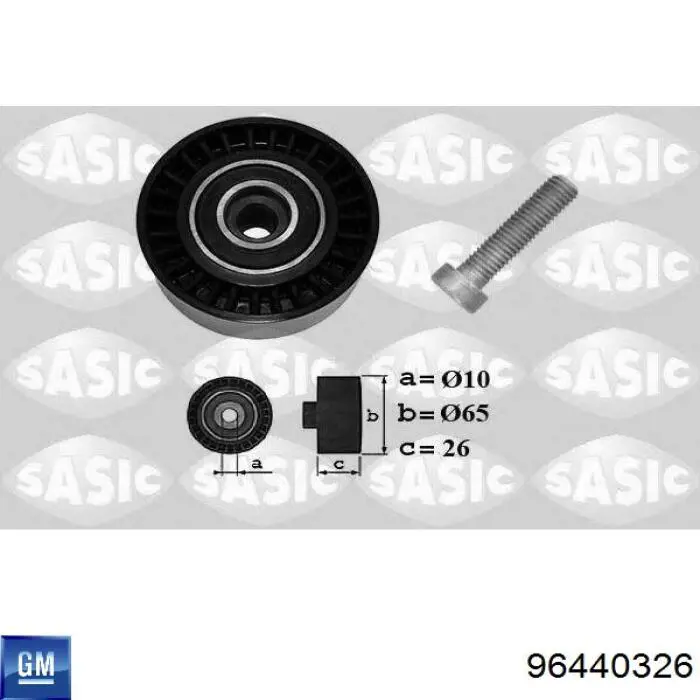 Comprar 96440326 General Motors Polea correa distribución