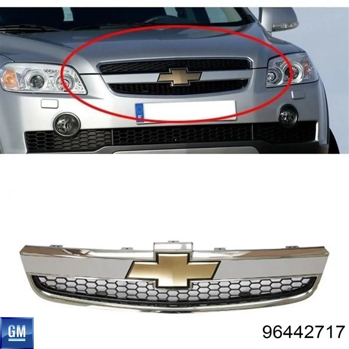 Rejilla delantera General Motors 96442717 precio, desde 87,63 EUR