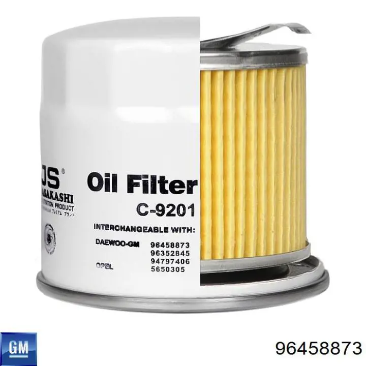 Portafiltro de aceite 96458873 General Motors