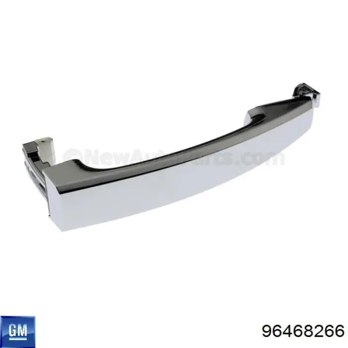 4809269 Opel tirador de puerta exterior delantero