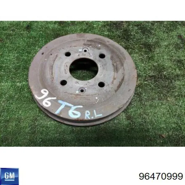 Tambor de freno trasero General Motors 96470999