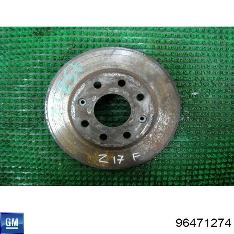 Disco de freno delantero General Motors 96471274