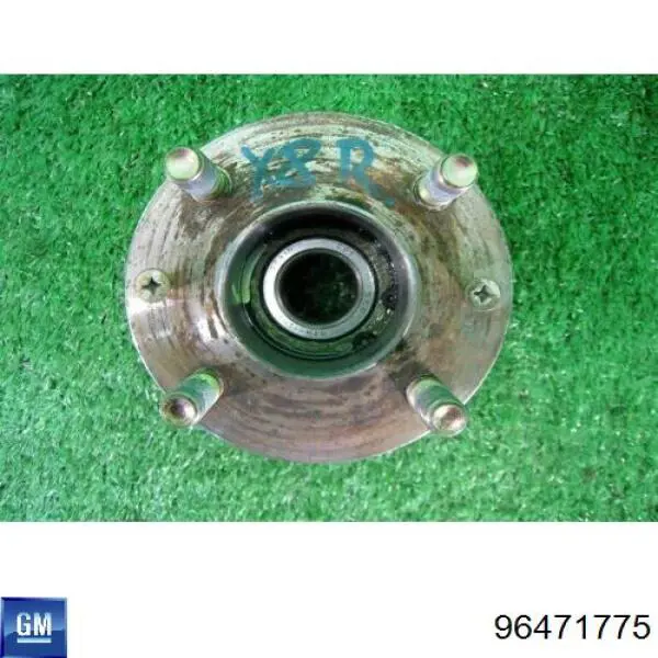 Cubo de rueda trasero 96471775 General Motors