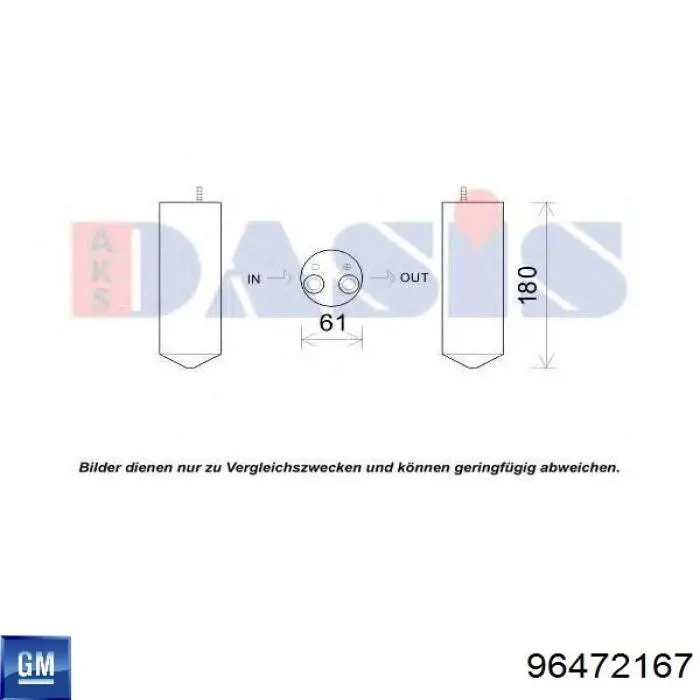 KDZ1093YU Krauf receptor-secador del aire acondicionado