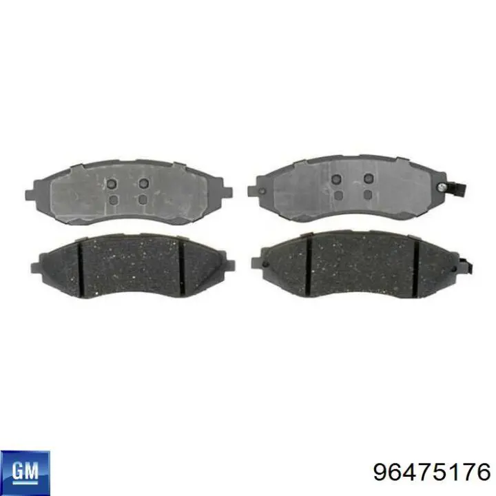 Pastillas de freno 96475176 General Motors