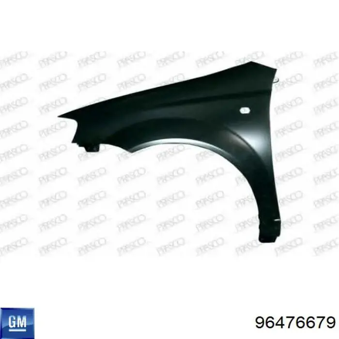 Comprar 96476679 General Motors Aleta delantera izquierda