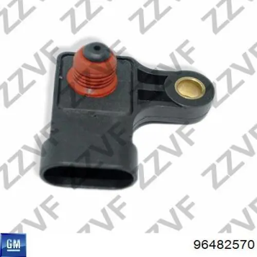 Sensor de presión del colector de admisión 96482570 General Motors