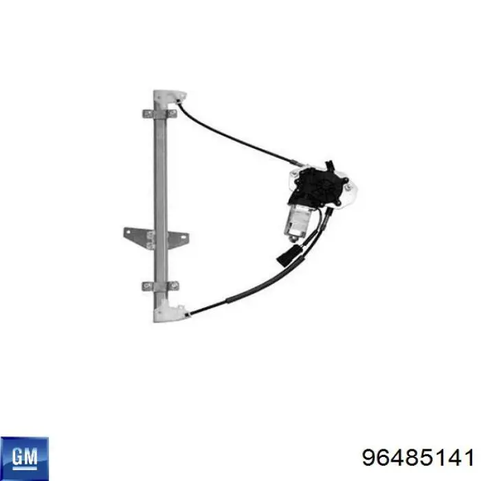 96485141 General Motors Motor elevalunas, puerta delantera izquierda