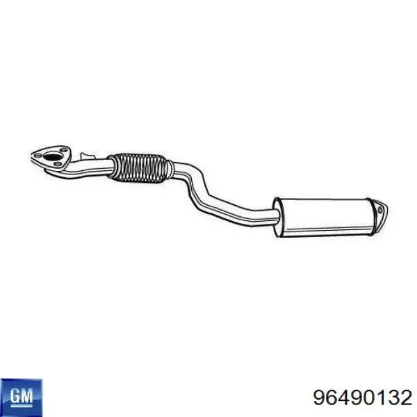 Comprar 96490132 General Motors Silenciador delantero