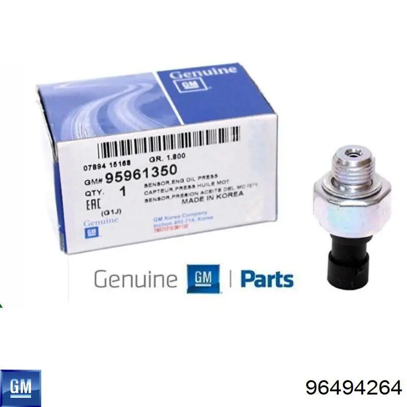 96494264 General Motors sensor de presión de aceite