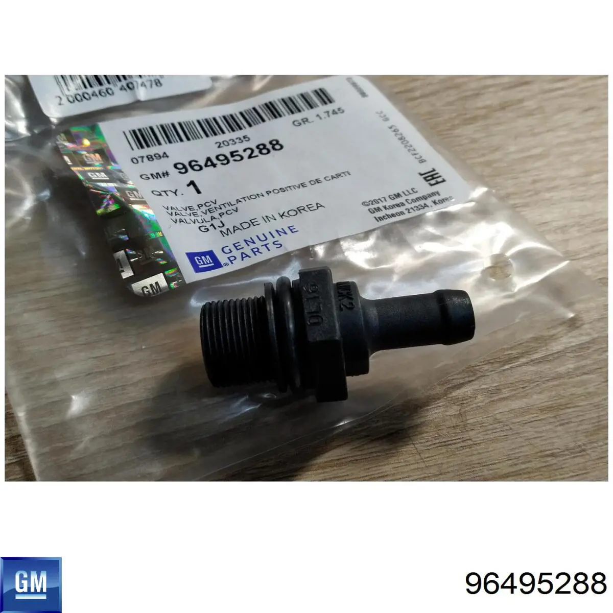 Válvula PCV 96495288 Opel