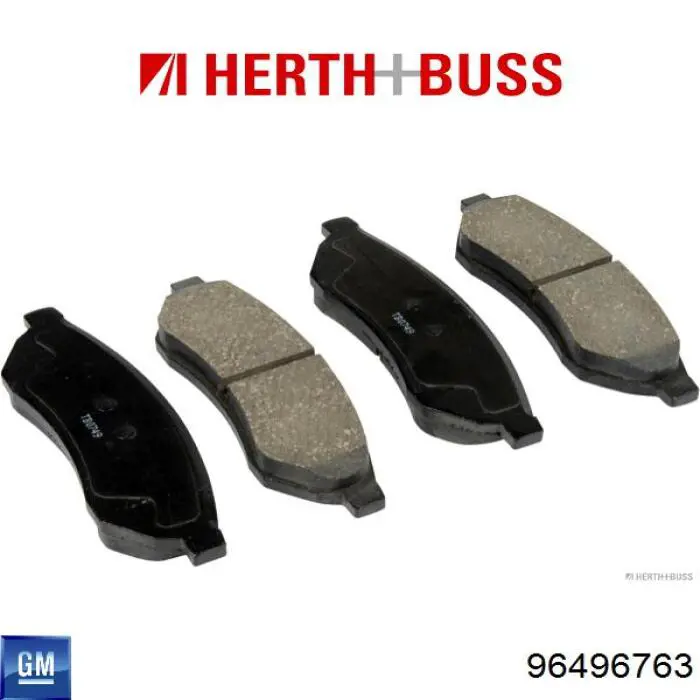 96496763 General Motors Pastillas freno traseras