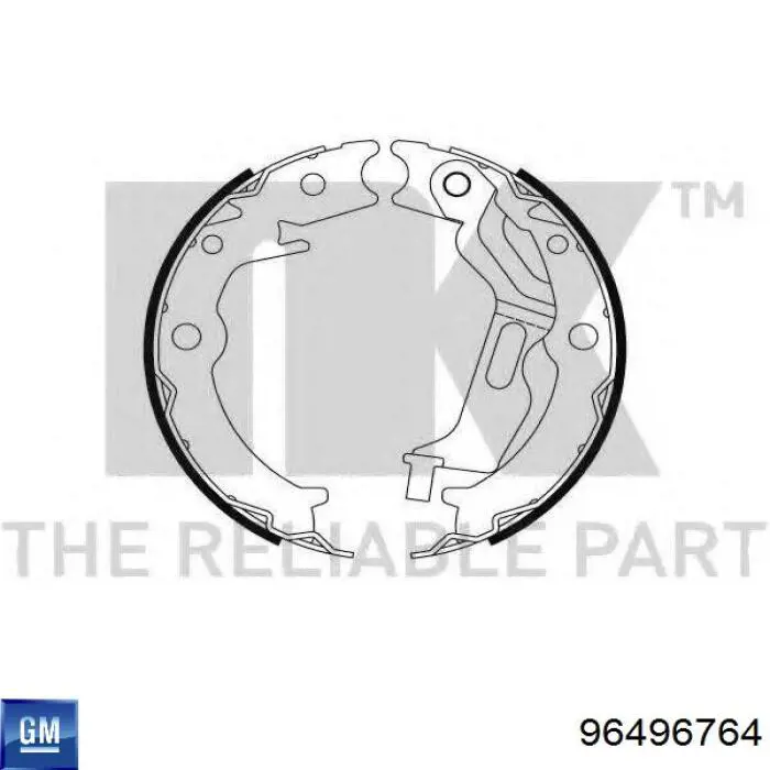 Comprar 96496764 General Motors Juego de zapatas de frenos, freno de estacionamiento