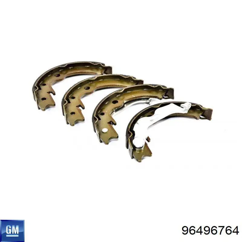 Pastillas de freno de mano General Motors 96496764