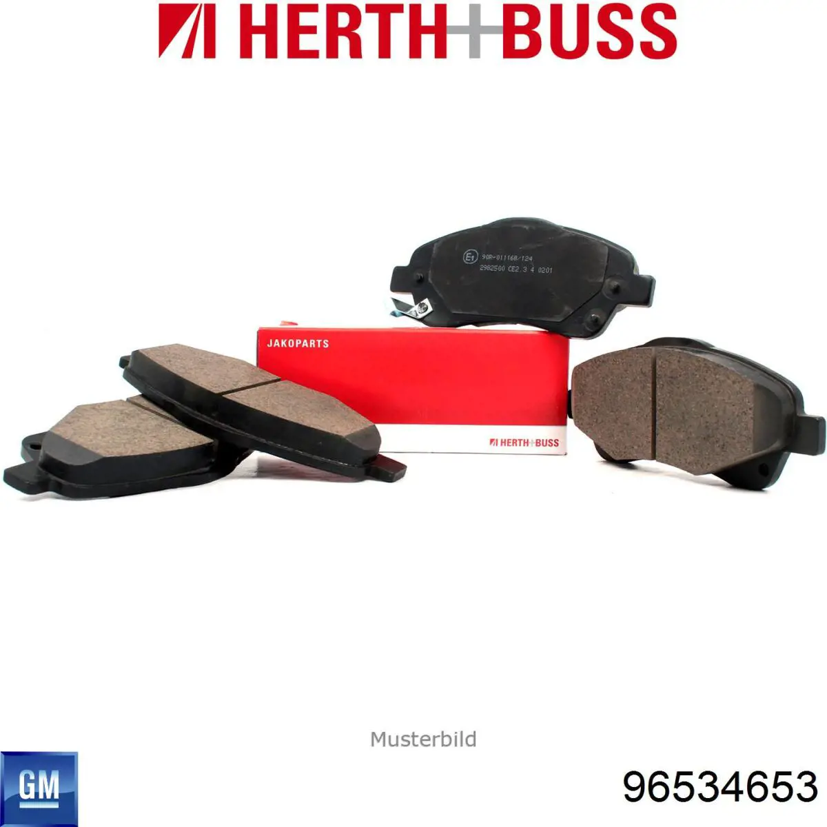 Comprar 96534653 General Motors Pastillas delanteras de freno