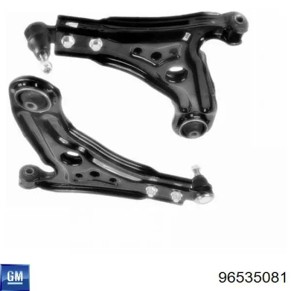 Brazo inferior izquierdo de la suspensión delantera General Motors 96535081 precio, desde 49,69 EUR