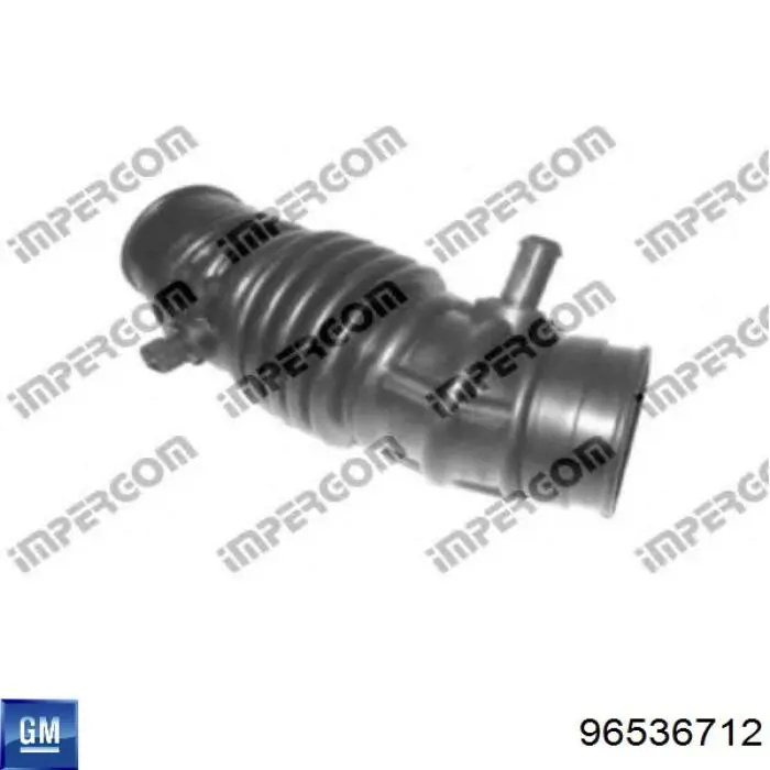 96536712 Peugeot/Citroen tubo flexible de aspiración, salida del filtro de aire