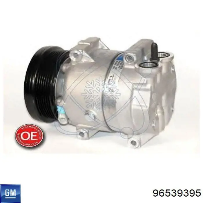 Compresor de aire acondicionado 96539395 General Motors