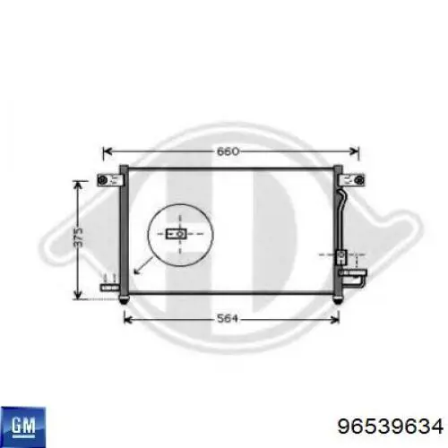 Aire acondicionado capacitor General Motors 96539634 precio, desde 83,07 EUR