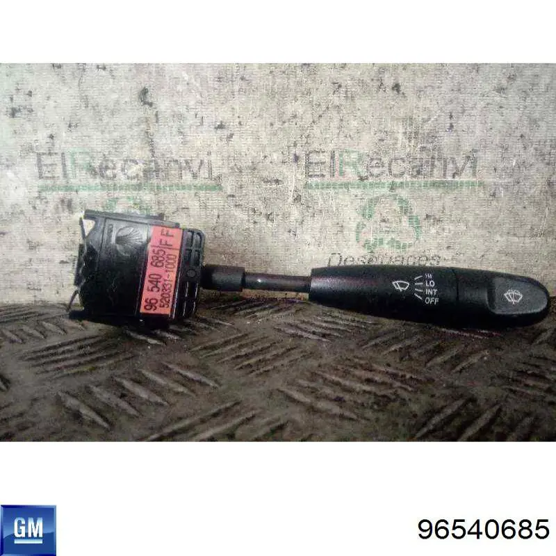96540685 General Motors Conmutador derecho de la columna de dirección