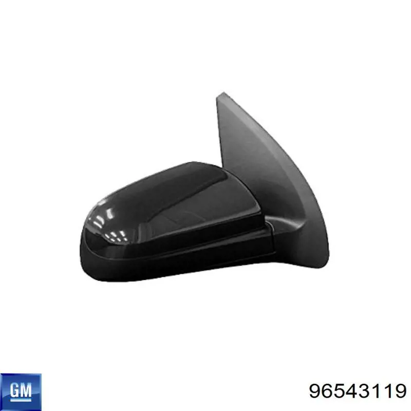 96543119 General Motors Espejo derecho