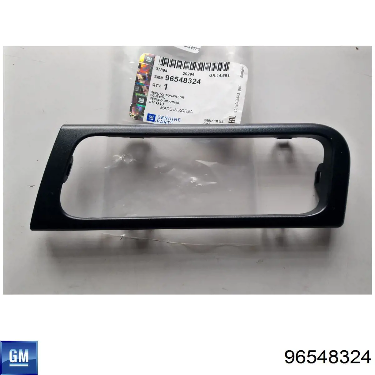 Moldura de manija interior de puerta delantera izquierda General Motors 96548324 precio, desde 2,63 EUR
