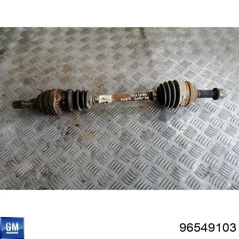 Semieje delantero izquierdo General Motors 96549103 precio, desde 60,98 EUR