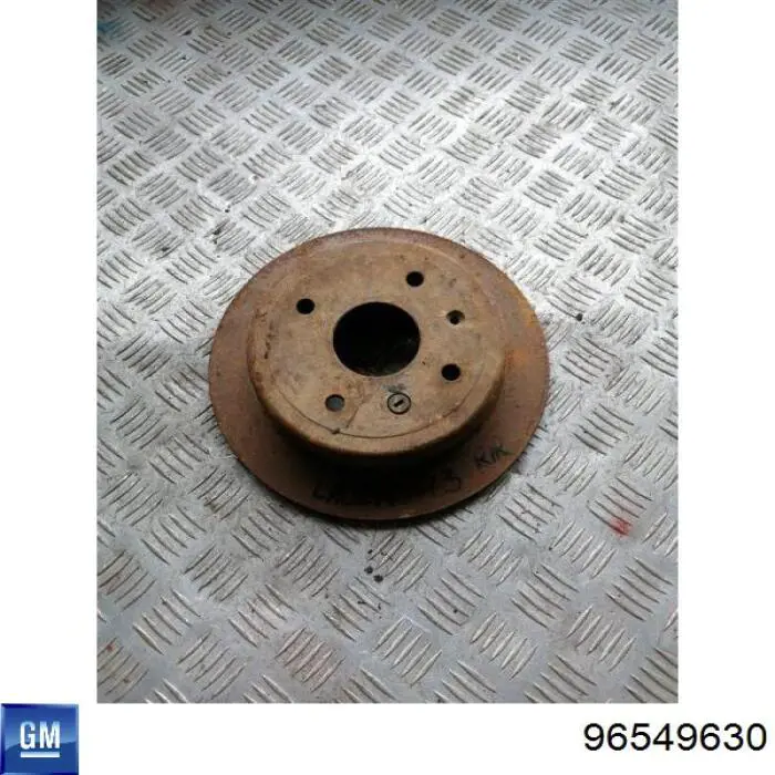 Disco de freno trasero Chevrolet Aveo 2 T250, T255