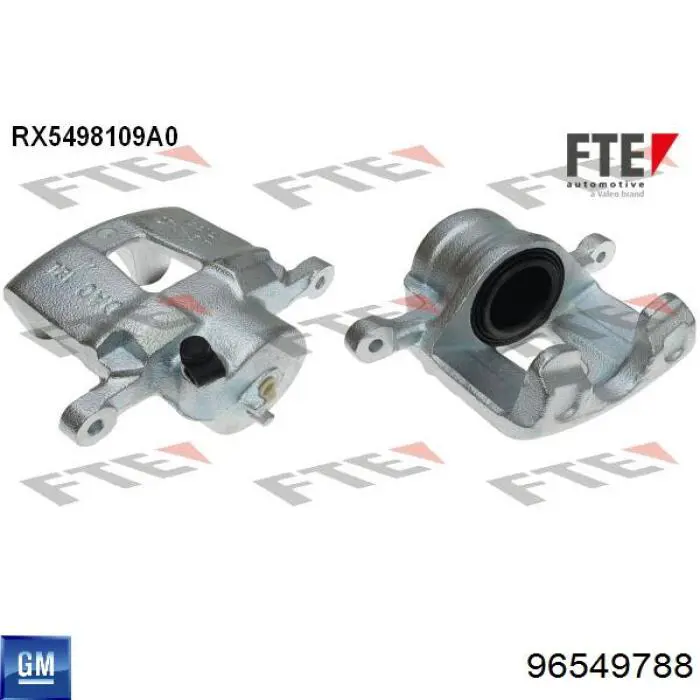 Comprar 96549788 General Motors Pinza de freno delantera izquierda