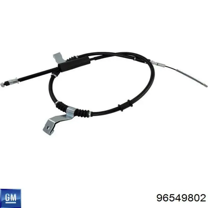 96549802 General Motors cable de freno de mano trasero derecho
