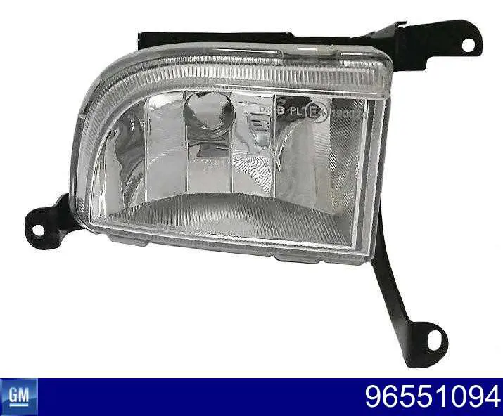 Comprar 96551094 General Motors Faro antiniebla derecho