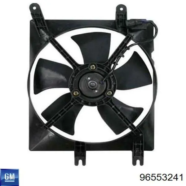 Comprar 96553241 General Motors Difusor del radiador del aire acondicionado con ventilador y motor