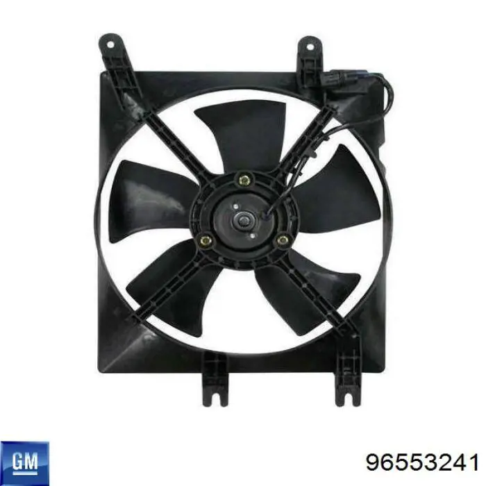 96553241 General Motors ventilador (rodete +motor aire acondicionado con electromotor completo)