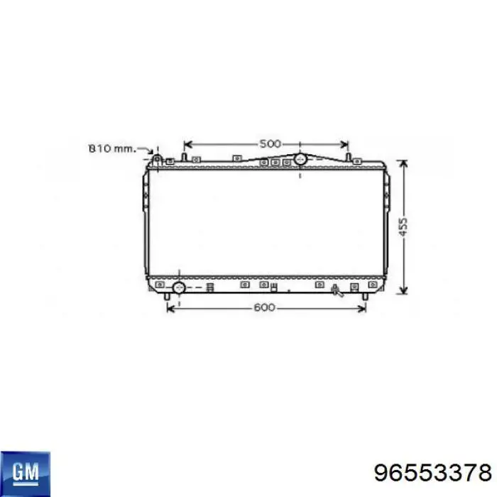 Água radiador General Motors 96553378 precio, desde 88,95 EUR